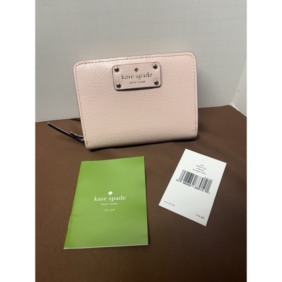 kate spade Handbags - Kate Spade New York Leila Medium Compact Bifold Wallet Leather Pink‎